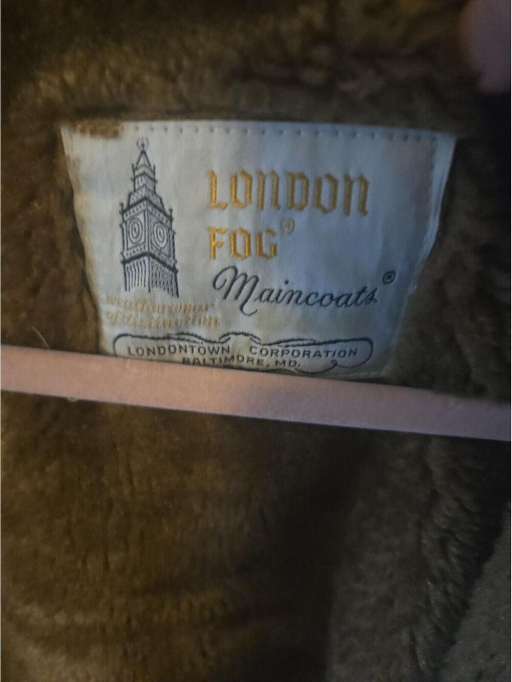Vintage London Fog Maincoats Faux Fur Lined Jacket - Picture 2 of 5